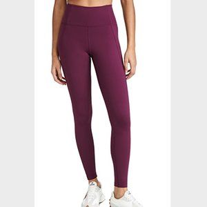 Girlfriend Collective Plum High Rise Leggings